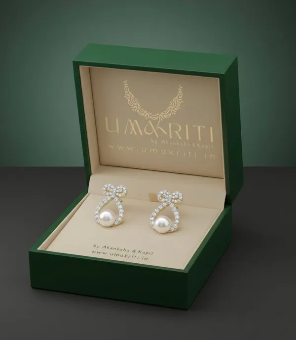 Silver_Aurora_Bowknot_Pearl_Drop_Earrings_For_Women